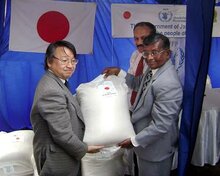 スリランカへ日本の食糧支援