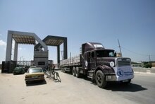 国連WFP、エジプトのラファ経由でガザへ食糧搬入