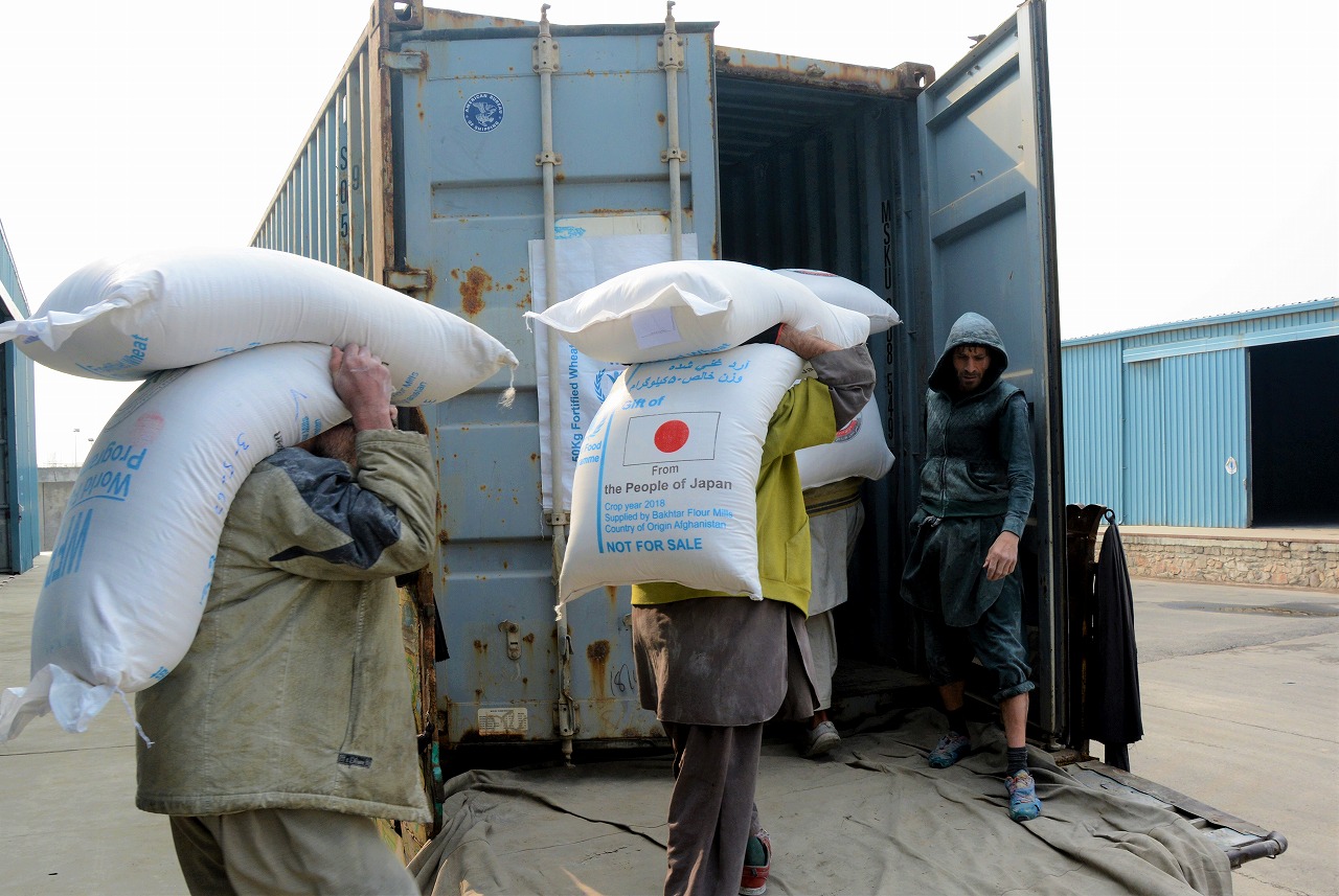 ２７カ国における国連WFPの活動に日本から１億米ドルの支援