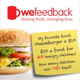 好物をおすそ分けして給食を送ろう 〜WFP、ソーシャルメディアと連動した寄付サイト、「WeFeedBack」を開設〜