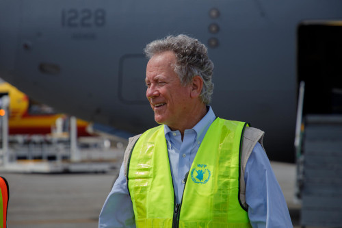 国連WFP事務局長のデイビッド・ビーズリー。Photo: WFP/Michael Dakwa