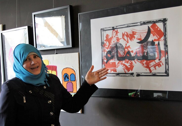 アートが支える、シリア難民の希望