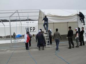 震災から1カ月 WFPの日本での支援活動