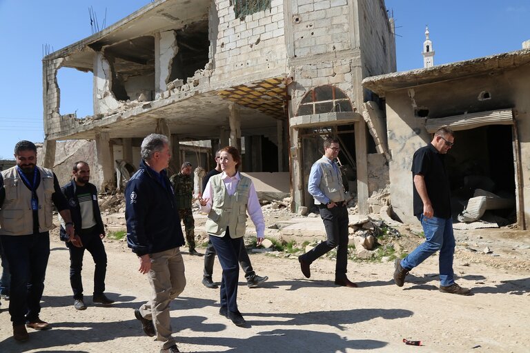 シリア危機9年―国連WFPとユニセフの事務局長がシリアを訪問