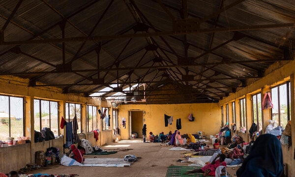 the interior of the shelter