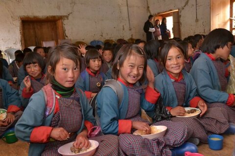 ブータンの子どもの明るい未来