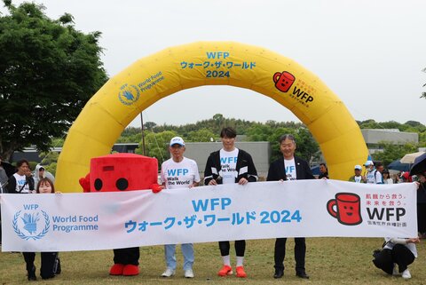 元阪神の糸井嘉男さんと歩く！ 「WFPウォーク・ザ・ワールド大阪」で1,773人が飢餓ゼロを目ざす