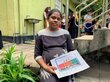 Woman at nutrition clinic for pregnant mothers in Sri Lanka