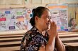 Seng at her classroom in Cambodia. Edward Johnson