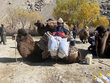 Photo: WFP/Isheeta Sumra. People travelled with their animals for almost a week to reach a WFP distribution site in Wakhan district of Badakhshan province, Afghanistan.