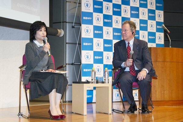 【開催報告】 国連WFP事務局長×竹下景子 「紛争と飢餓~スーダンと支援の現場から~」