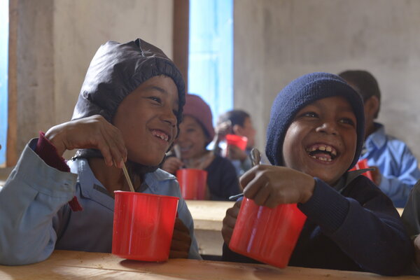 キャンペーンを通してのご寄付、学校給食1年間 5,000人分を突破!