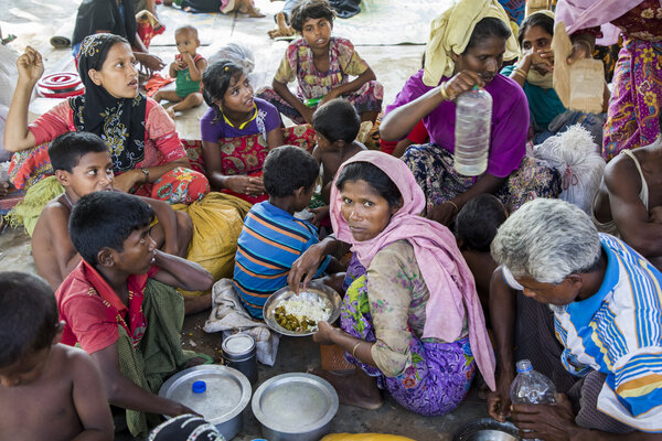 ロヒンギャ難民の支援継続を