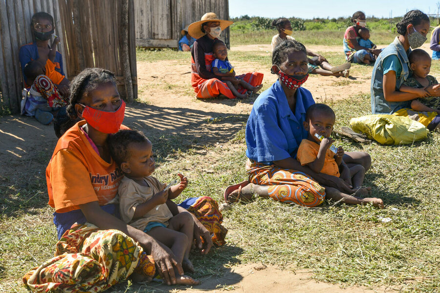 国連WFPは毎月、マダガスカル南部で75万人に食料支援を行っています。Photo: WFP/Krystyna Kovalenko