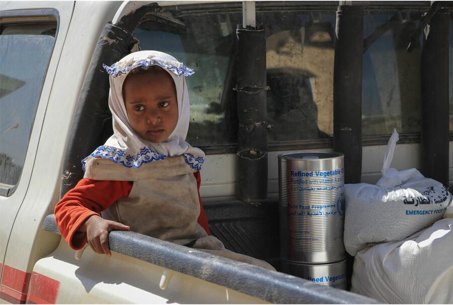 イエメン：国連WFPは11月、マリブの新たな国内避難民に緊急食料支援を行いました。
