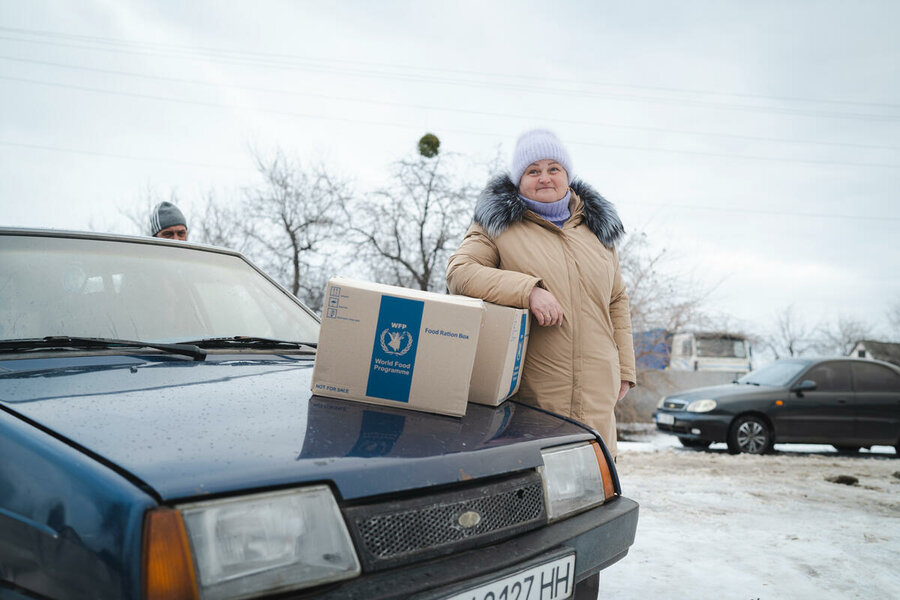 WFP supports around three million vulnerable people every month in Ukraine with food, cash or vouchers.