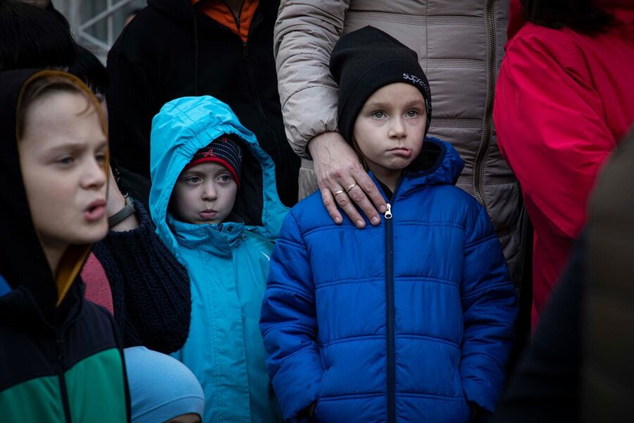 ウクライナ：戦争当初に家を失ったリウネ市西部の人びと Photo: WFP/Marco Frattini