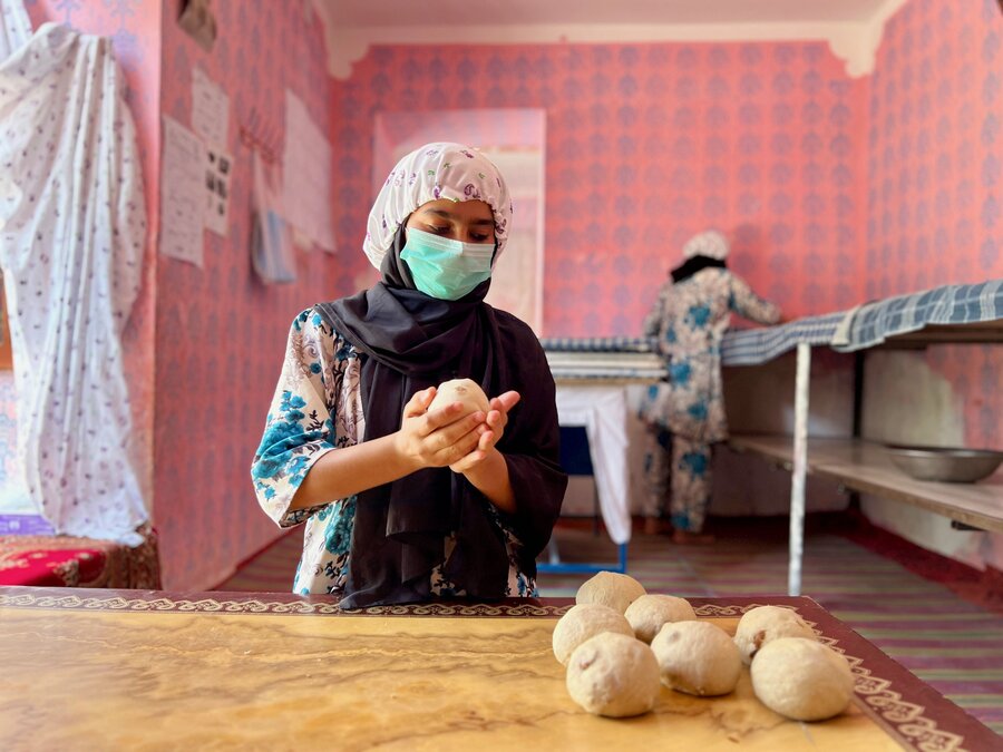 Despite restrictions on women in Afghanistan, the Sharifa sisters have built a thriving business with WFP's support. Photo: WFP/Rana Deraz