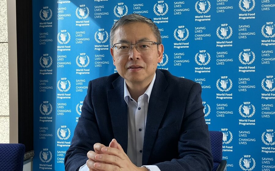 WFP日本事務所・津村康博代表© WFP