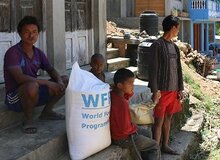 ネパール地震被災地支援　27万人に食糧が届く