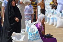 国連WFP、イラクで支援する避難民が100万人突破