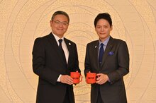 国連WFP日本事務所 津村新代表が横浜市長を表敬