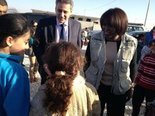 カズン国連WFP事務局長 、ヨルダンのザアトリ難民キャンプ再訪問