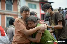 ネパール地震の被災者にご支援を